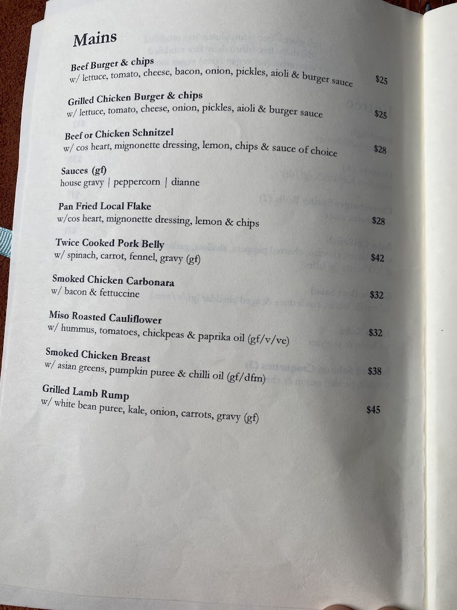 Menu South Australian Hotel-2